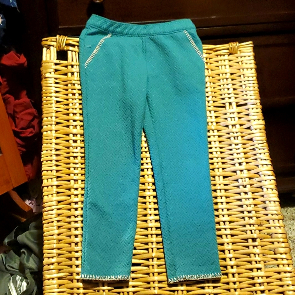 Childrens teal pants